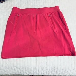 Talbots Vibrant Pink Cotton Skort